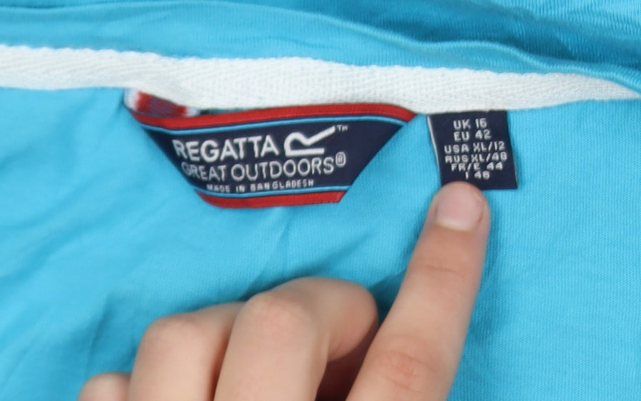 Regatta Unisex Blue XL Graphic Outdoor Cotton T-Shirt