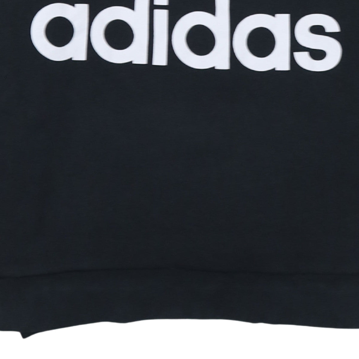Adidas Womens Black Logo Crew Neck Sweatshirt Size 12
