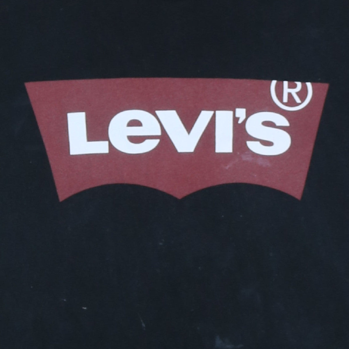 Levi's Men's Black XL Crew Neck Short Sleeve Logo T-Shirt