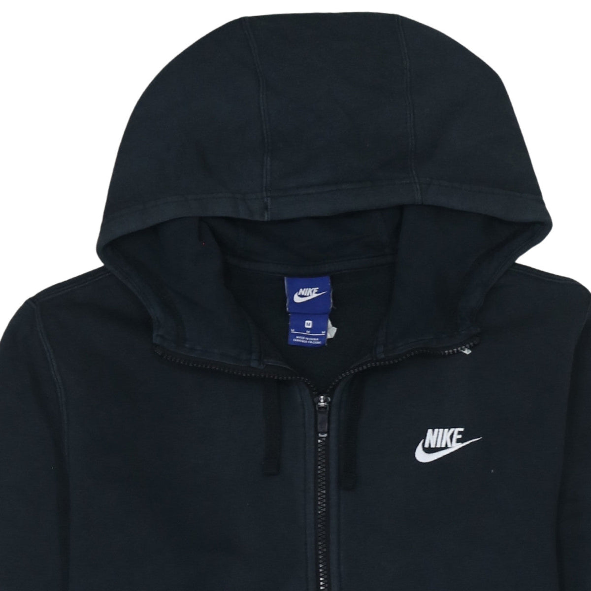 Nike Men's Black Full Zip Hoodie Size M Sportswear Sweatshirt