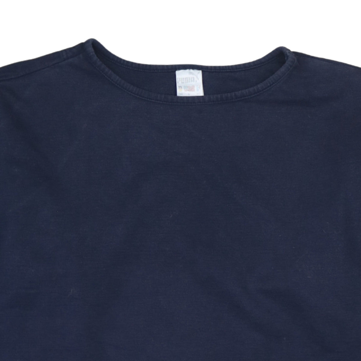 Puma Men's Blue Crew Neck Long Sleeve Pullover Sweatshirt S