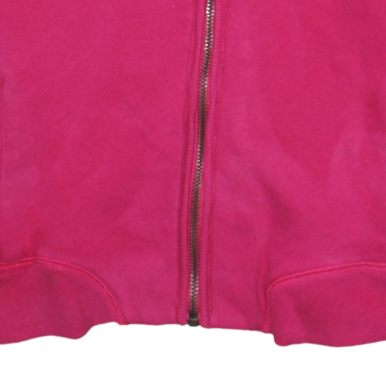 Diesel Womens Pink Full Zip Hoodie Medium Cotton Blend