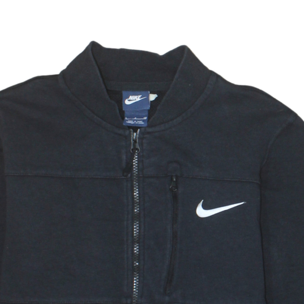 Nike Men’s Black Full Zip Sweatshirt Size S Logo Sportswear