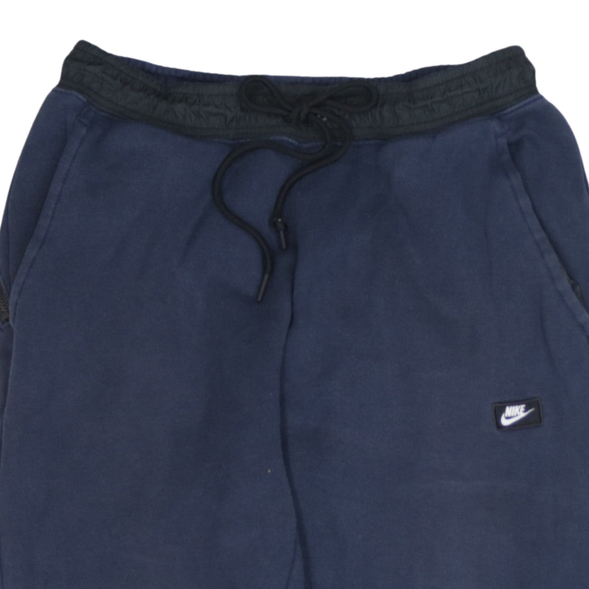 Nike Mens Blue Jogger Sweatpants Regular Fit Fleece Trousers M