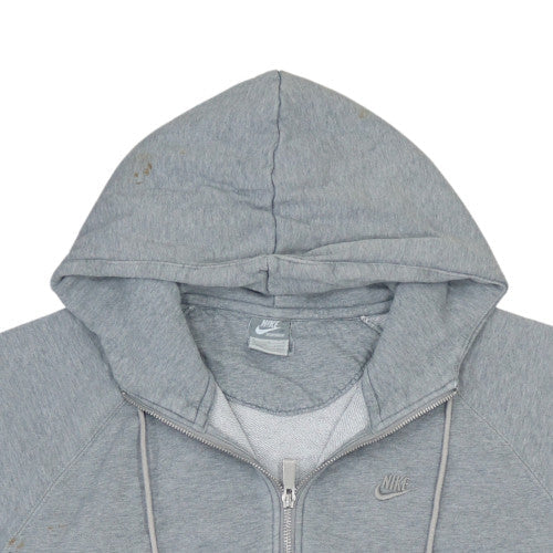 Nike Men's Grey 1/2 Zip Hoodie Sweatshirt Size L