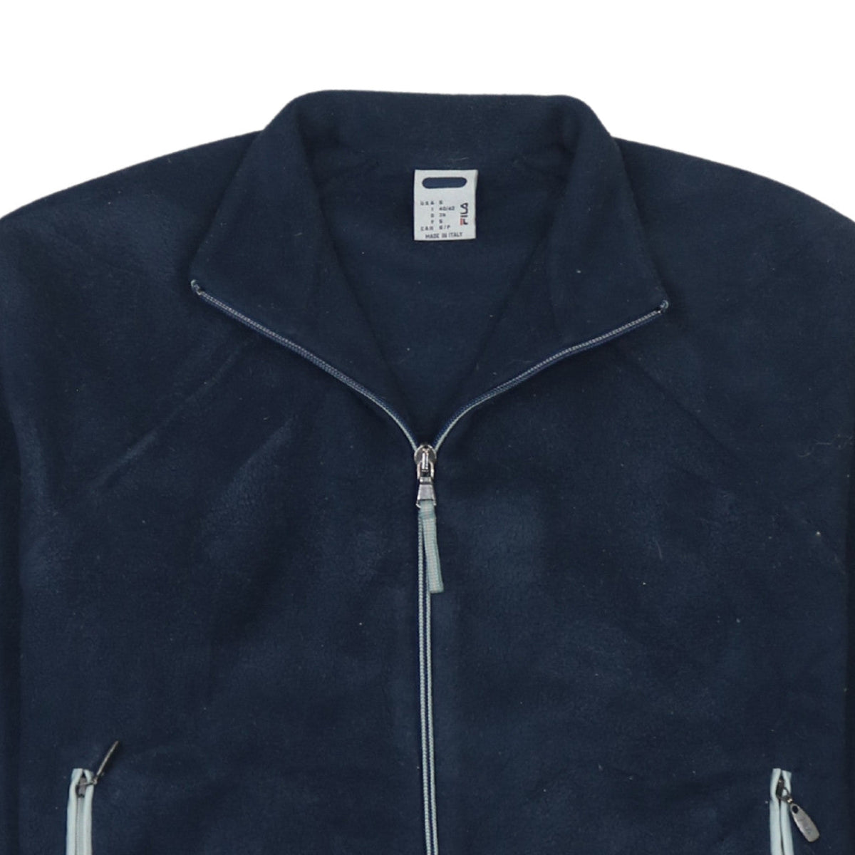 Fila Women's Blue Fleece Full Zip Jacket Size S