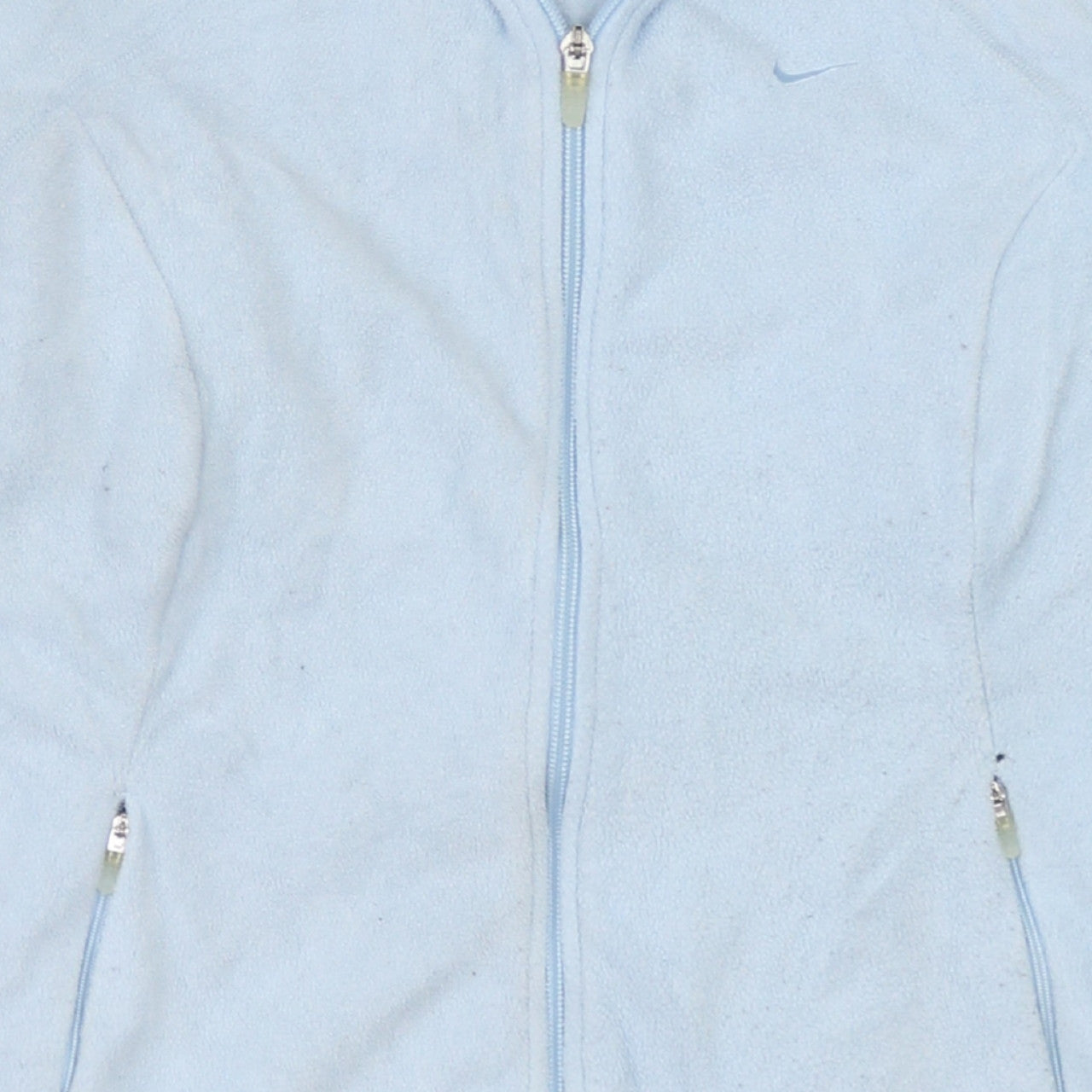 Nike Women's Blue Therma-Fit Fleece Hoodie Jacket Size 10