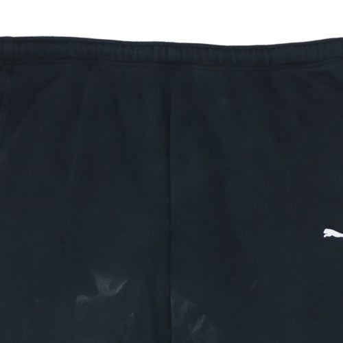 Puma Men's Black XL Sweatpants Regular Fit Casual Trousers