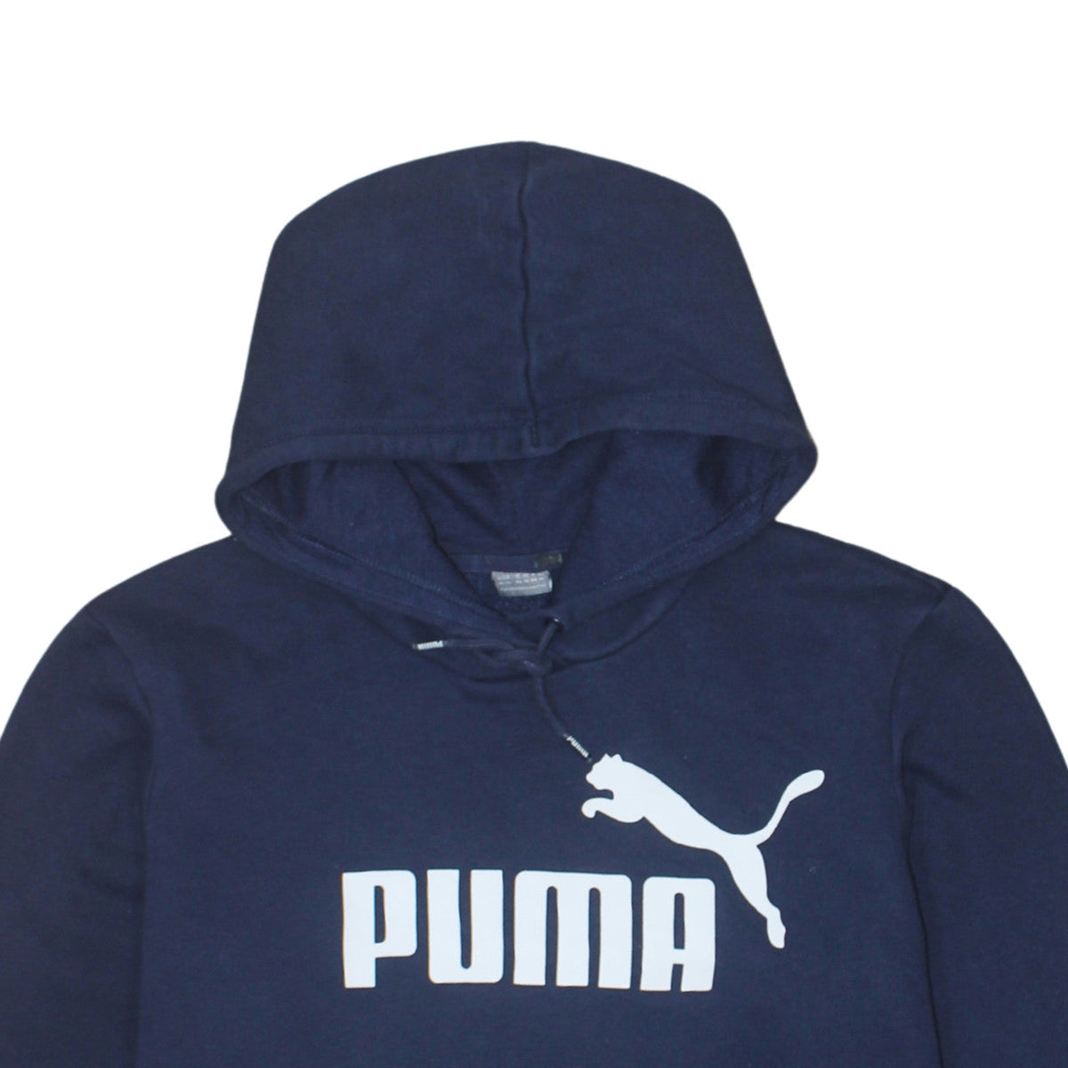 Puma Boys Navy Blue Pullover Hoodie XL Hooded Sweatshirt Logo Print
