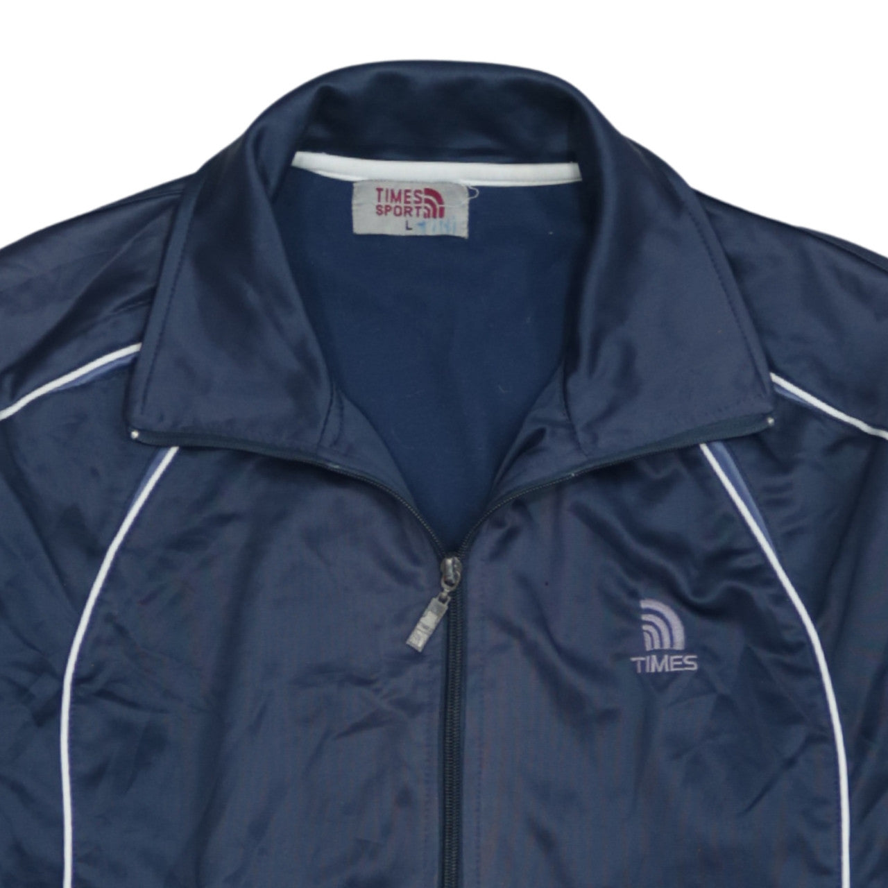 Times Sport Men's Blue Full Zip Lightweight Jacket L