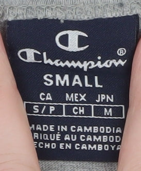 Champion Men's Grey Crew Neck Short Sleeve T-Shirt Size S