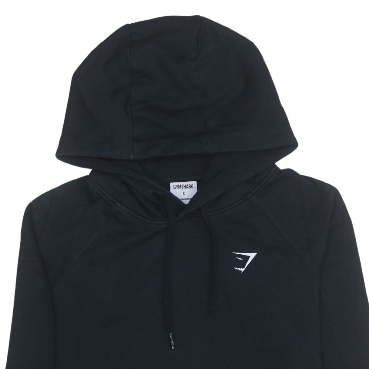 Gymshark Men's Black Pullover Hoodie Size S Regular Fit