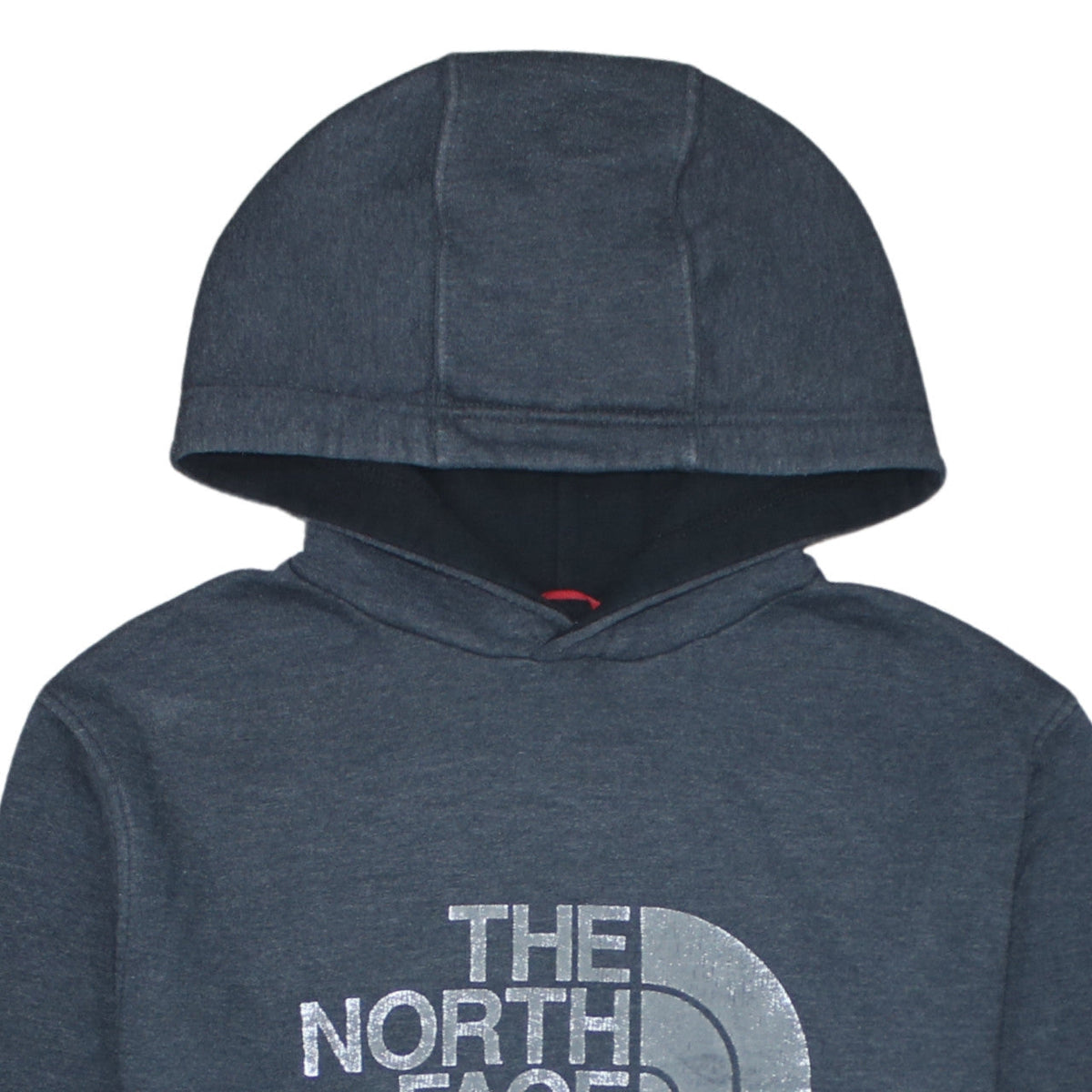 The North Face Men's Blue Pullover Hoodie Small Logo Fleece Sweatshirt
