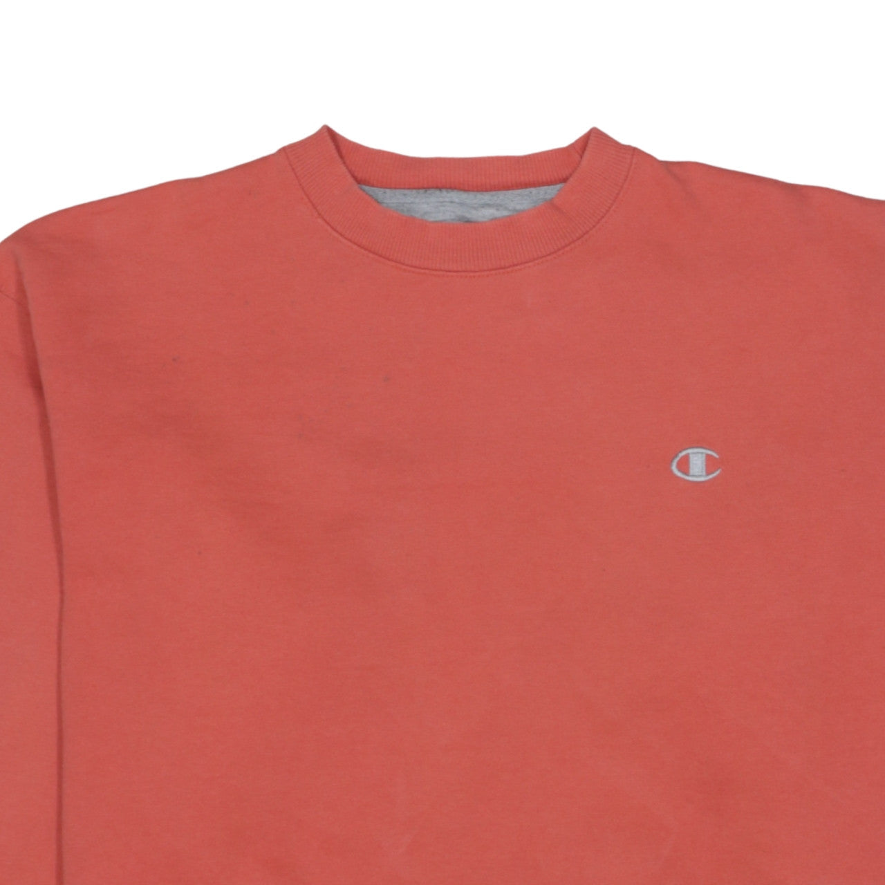 Champion Women's Coral Pink Fleece Sweatshirt XL Crew Neck Pullover