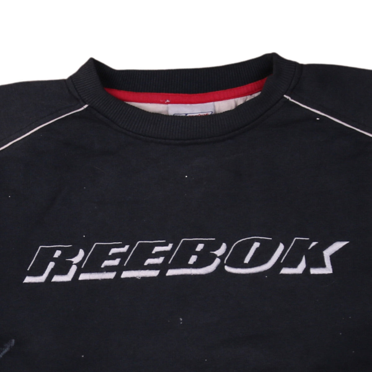 Reebok Men's Black Logo Pullover Sweatshirt M Regular Fit