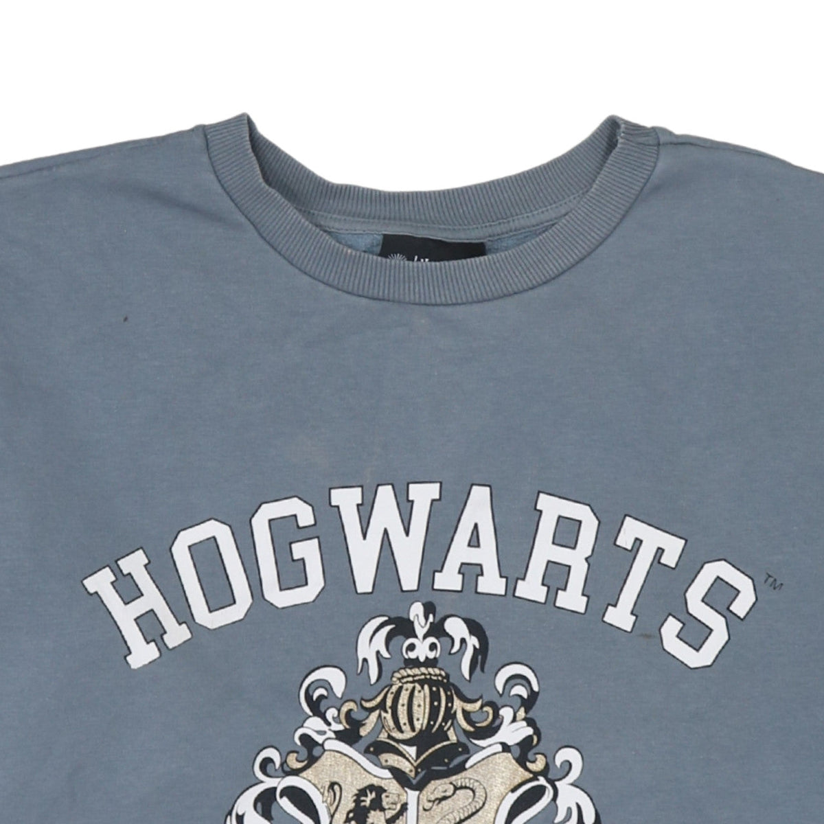 Harry Potter Women Grey Hogwarts Crest Sweatshirt Size 12-14 M