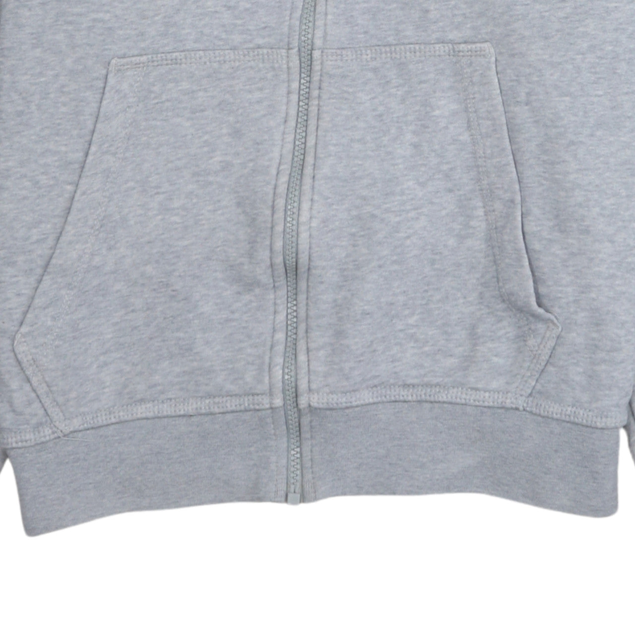 Nike Men Grey Full Zip Hoodie Size M Sports Fleece Sweatshirt