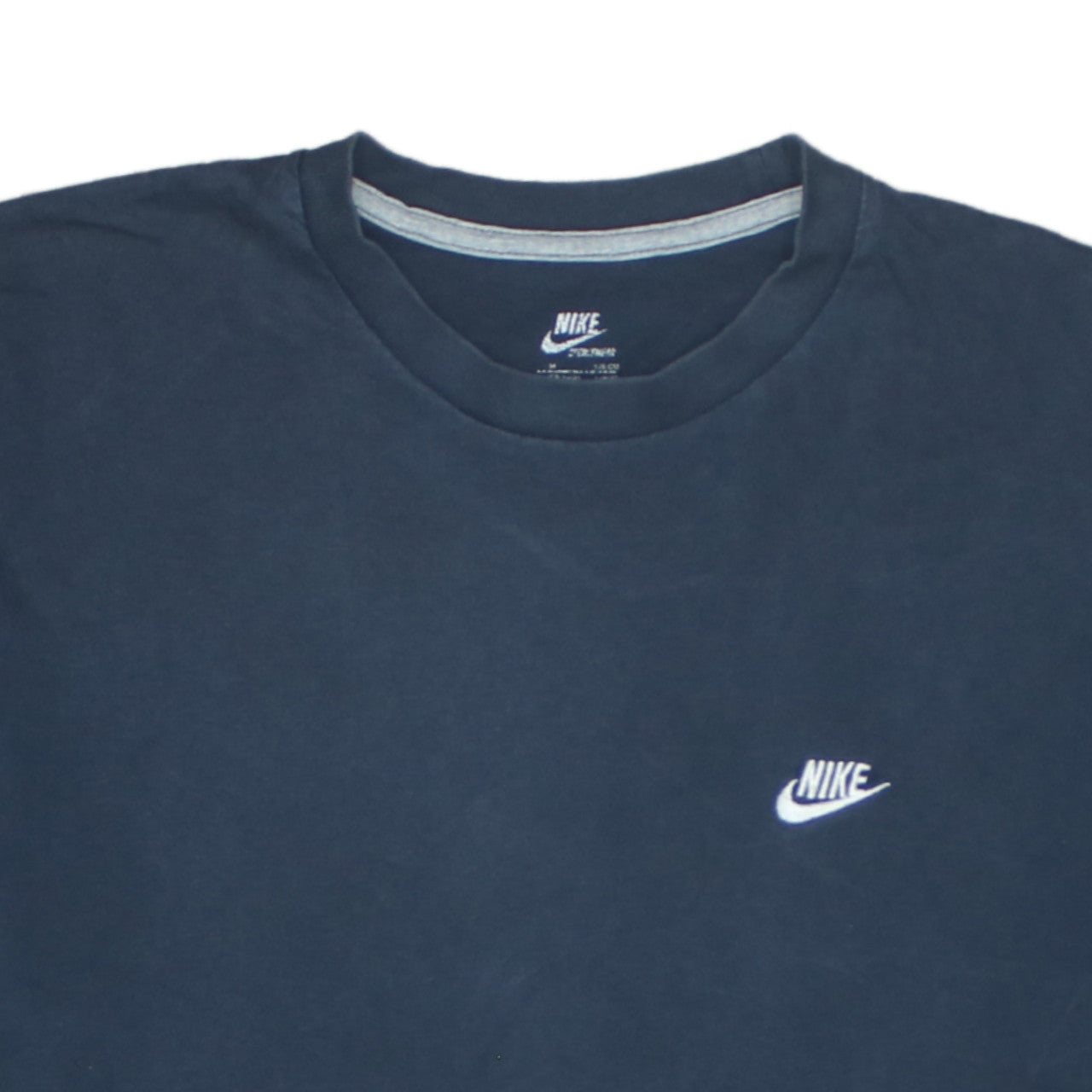 Nike Men's Blue Cotton Short Sleeve Crew Neck T-Shirt M