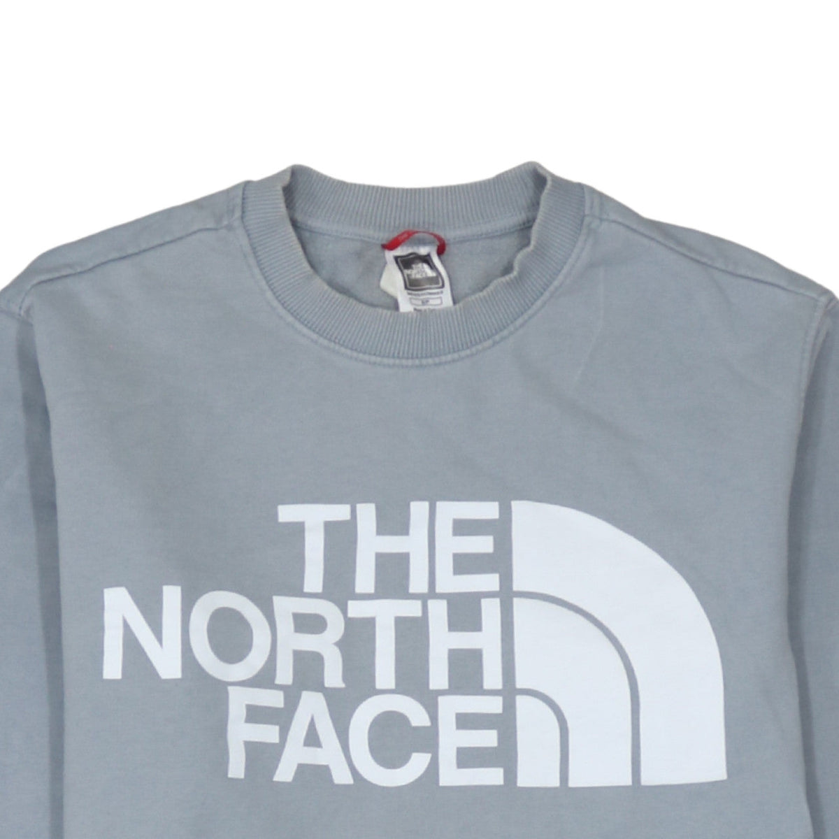 The North Face Mens Grey Crew Neck Logo Sweatshirt Size S