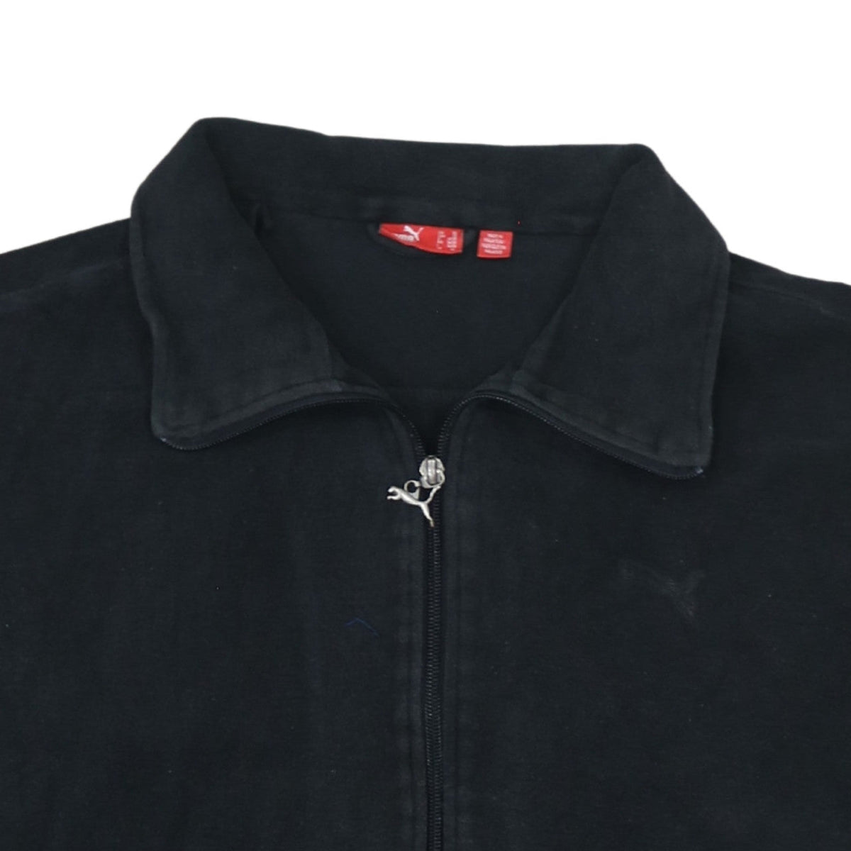 Puma Men's Black XL Track Jacket Fleece Full Zip Activewear