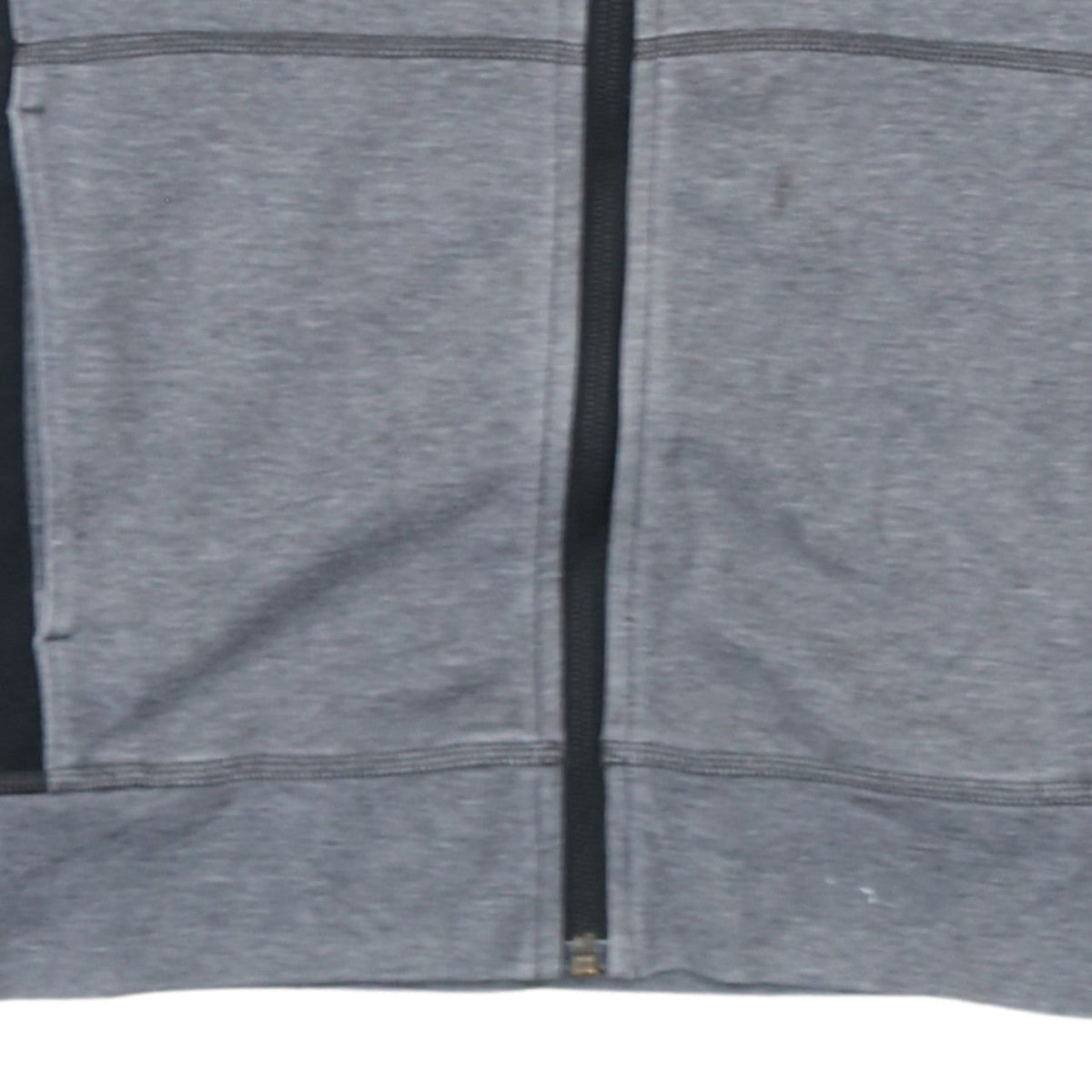 The North Face Boys Grey Full Zip Hoodie Size L Jersey Cotton Blend