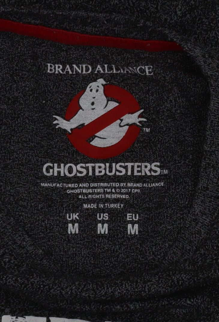 Brand Alliance Men’s Grey Ghostbusters Graphic T-Shirt Size M