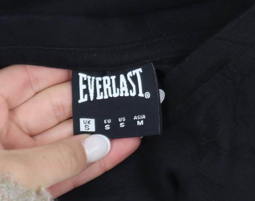 Everlast Men's Black Crew Neck Short Sleeve Graphic T-Shirt Size S
