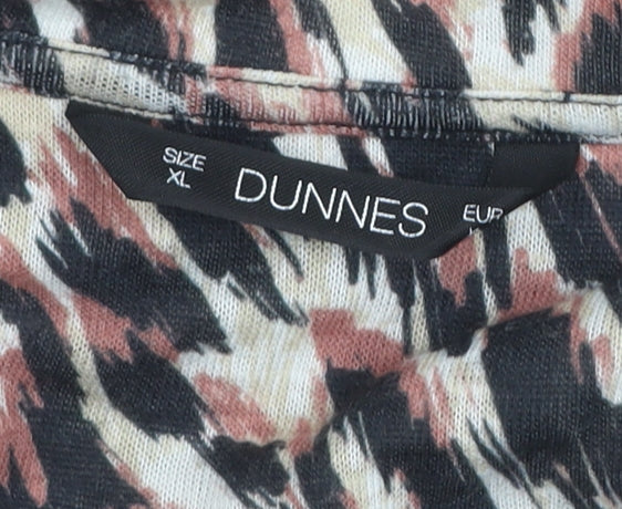 Dunnes Women’s Multicoloured Animal Print Sleeveless Blouse XL