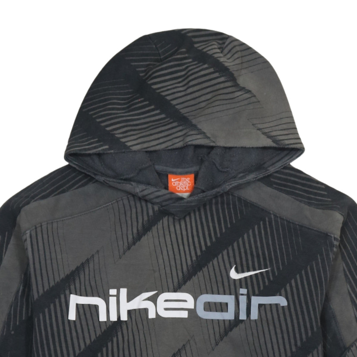 Nike Air Men's Black Pullover Hoodie M Sports Fleece Sweatshirt