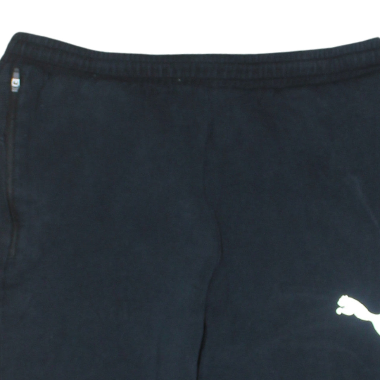 Puma Women's Black Jogger Trousers Size M Regular Fit Fleece Pants
