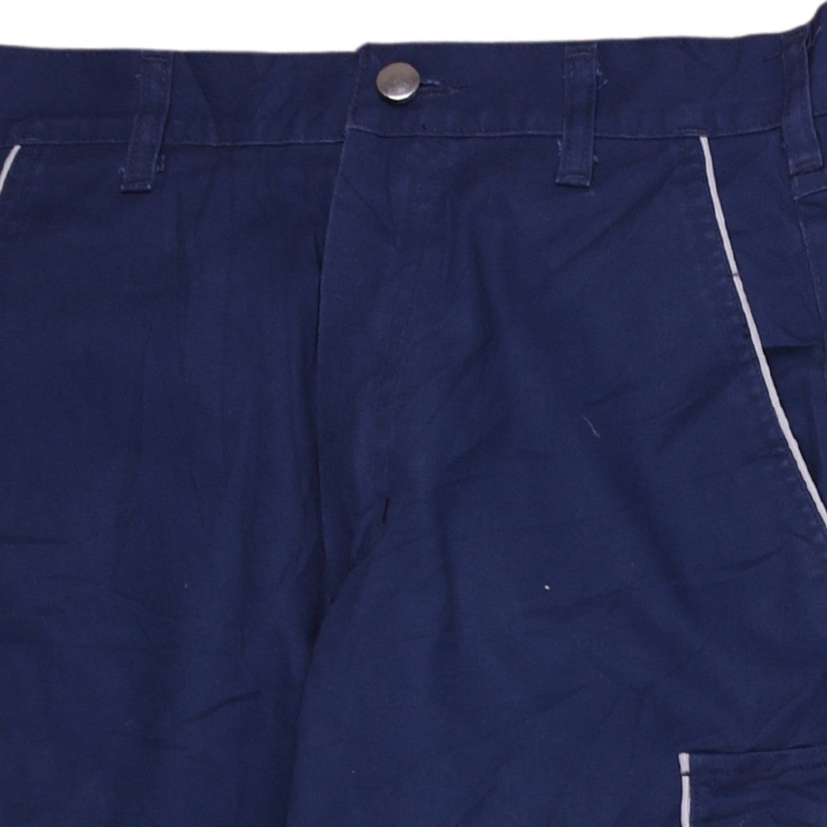 Kübler Men's Blue Cargo Workwear Trousers 32R Cotton Blend