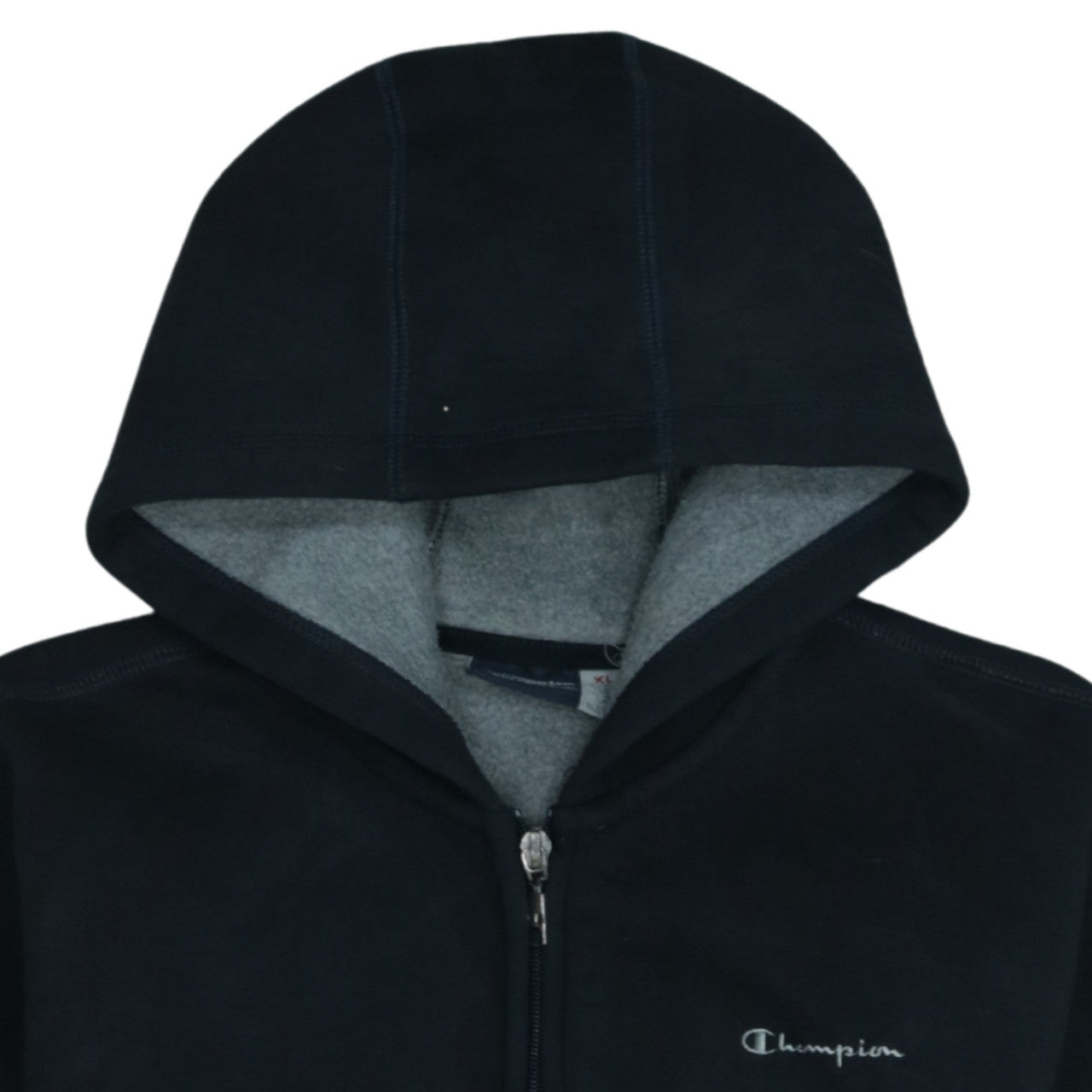 Champion Boys Navy Blue Full Zip Fleece Hoodie XL 13-14 Years