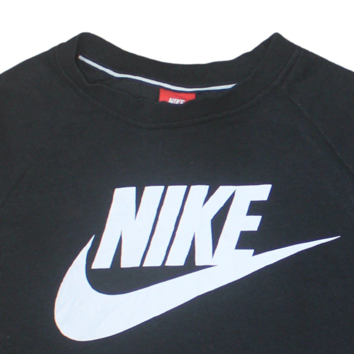 Nike Mens Black Medium Crew Neck Pullover Sweatshirt