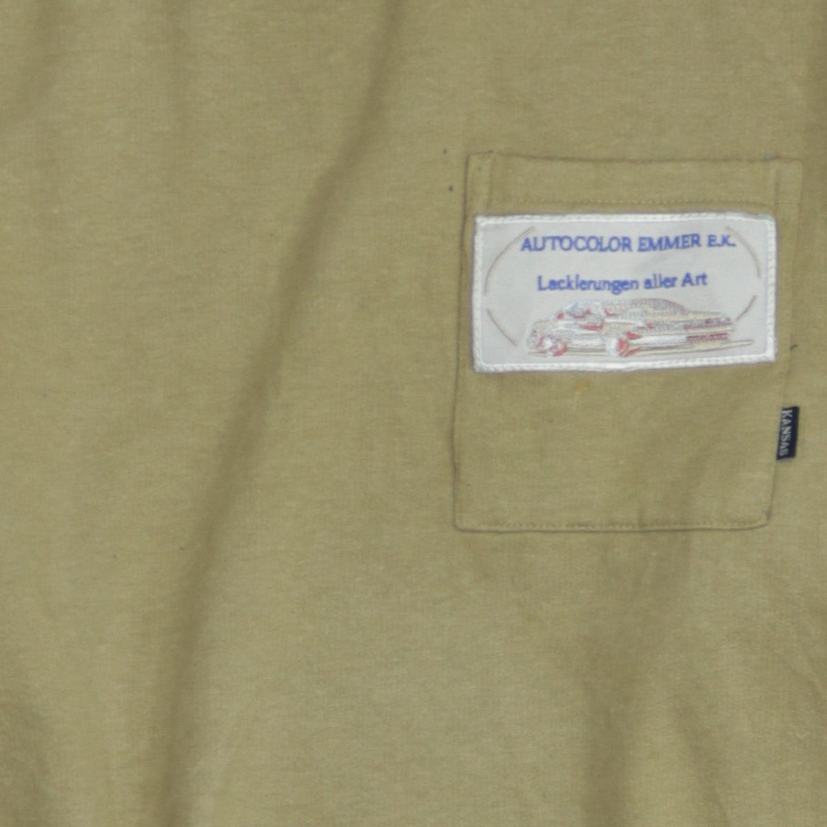 Kansas Men's Beige Pullover Workwear Sweatshirt Size L