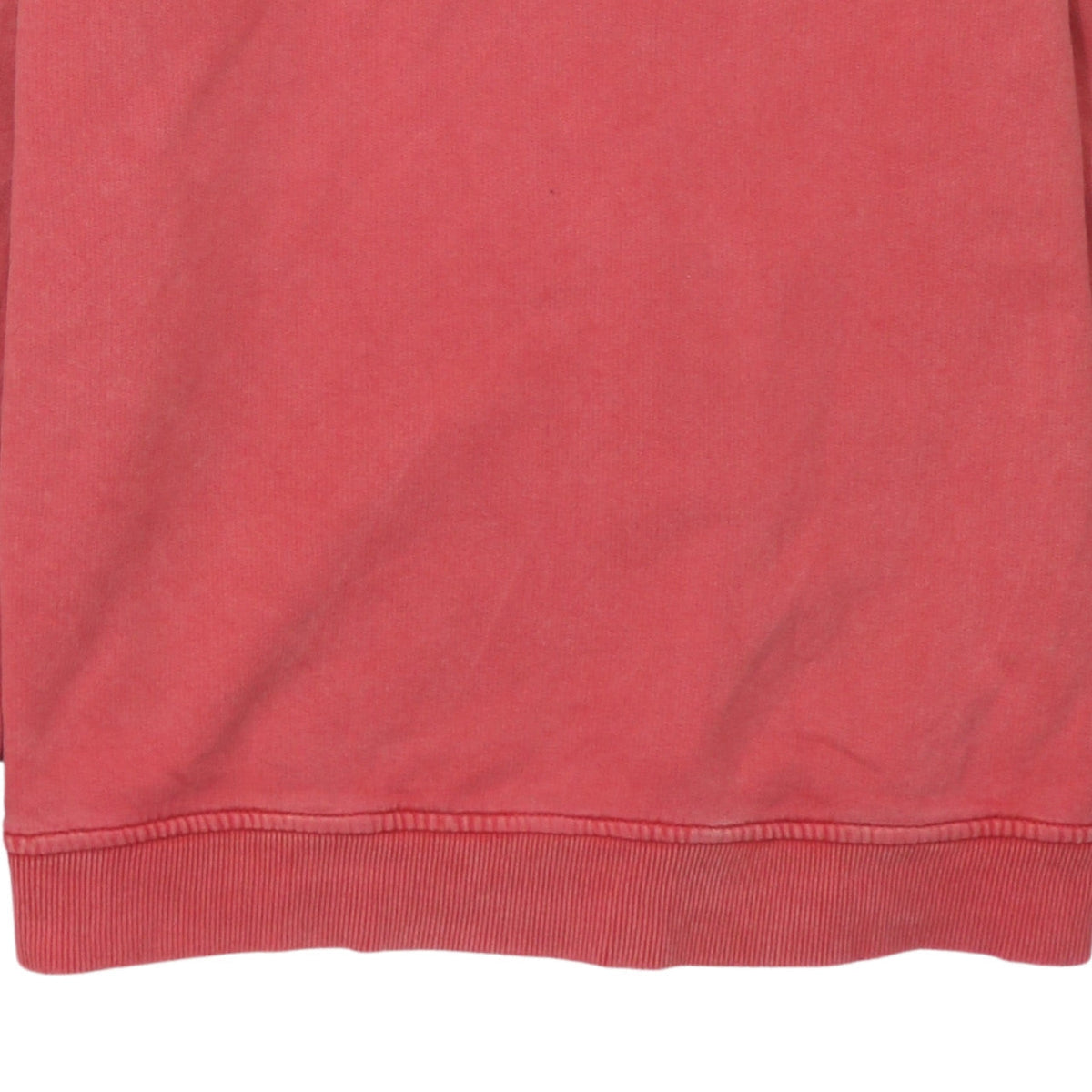 Hilfiger Denim Womens Coral Pink NYC Pullover Sweatshirt M