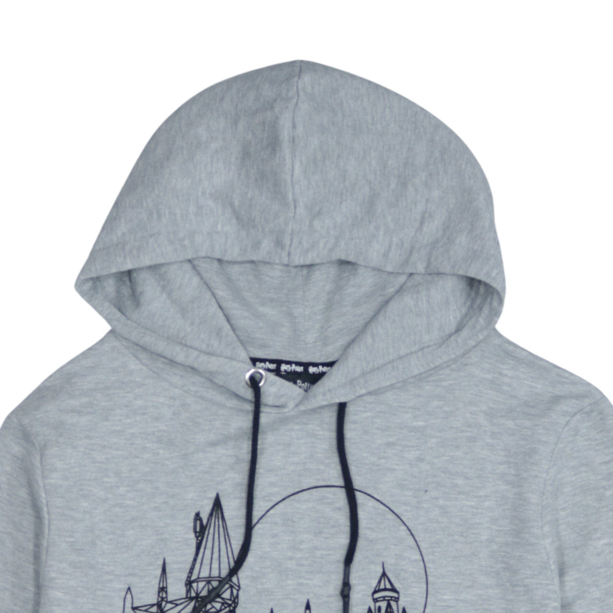 Harry Potter Women's Grey Hogwarts Pullover Hoodie XL