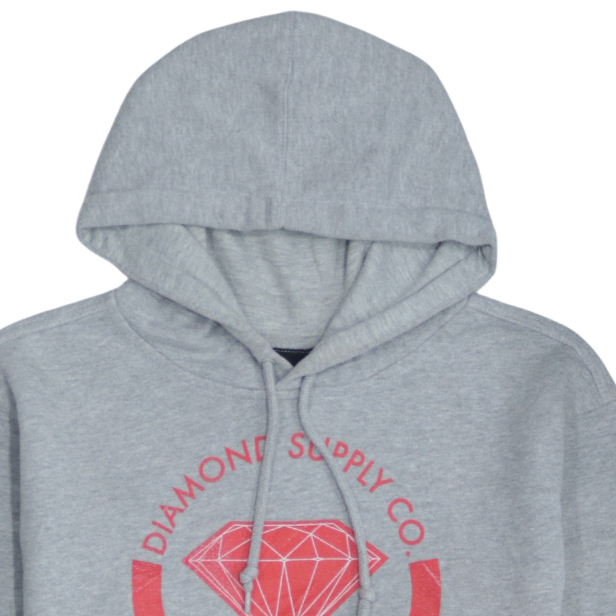 Diamond Supply Co Women's Grey Small Pullover Hoodie Sweatshirt