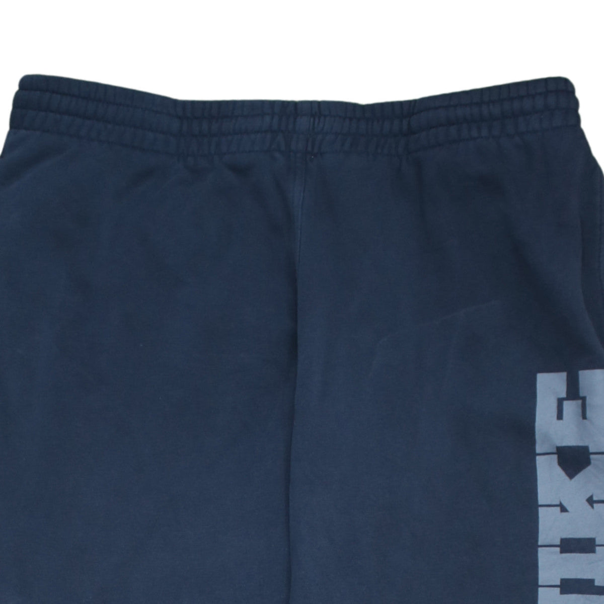 Nike Men's Blue L Fleece Sweatpants with Logo Tapered Fit