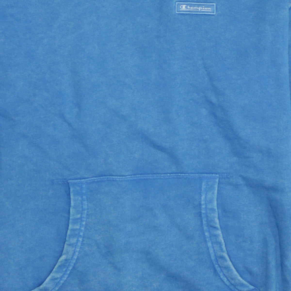 Champion Boys Blue Pullover Hoodie Medium 9-10 Years Cotton Blend