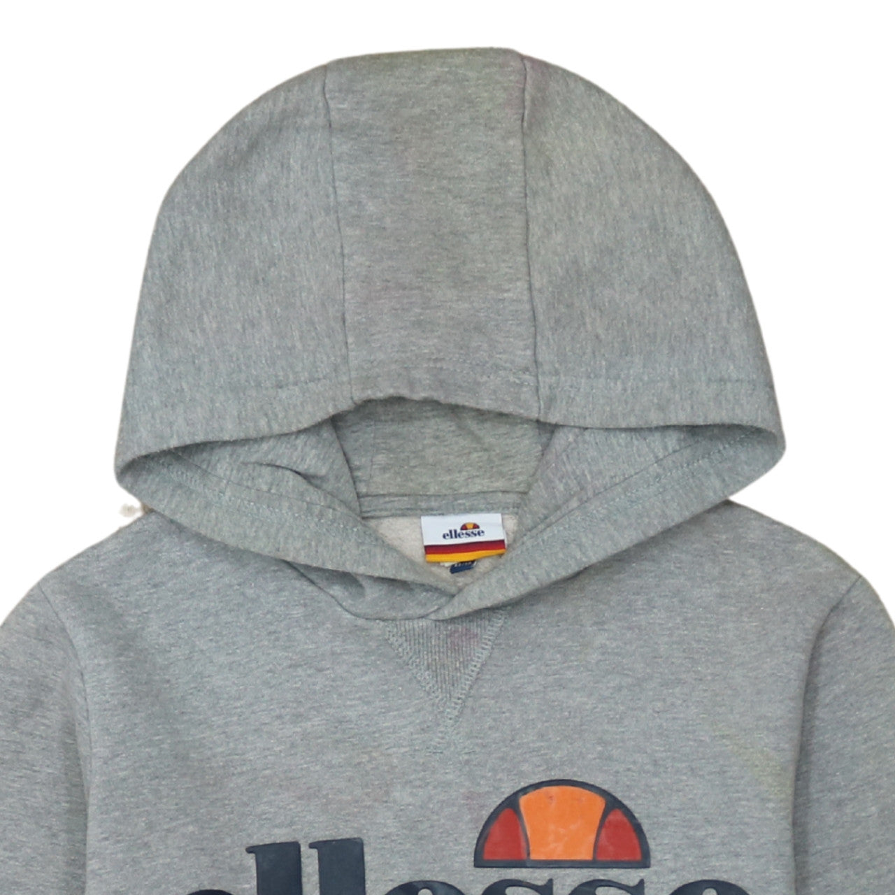 Ellesse Boys Grey Pullover Hoodie 13-14 Years Logo Print Sweatshirt