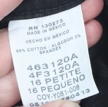 Lee Relaxed Fit Black Straight Jeans Men’s Size 16