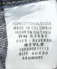 Ralph Lauren Men's Blue Straight Leg Denim Jeans Size 40x30