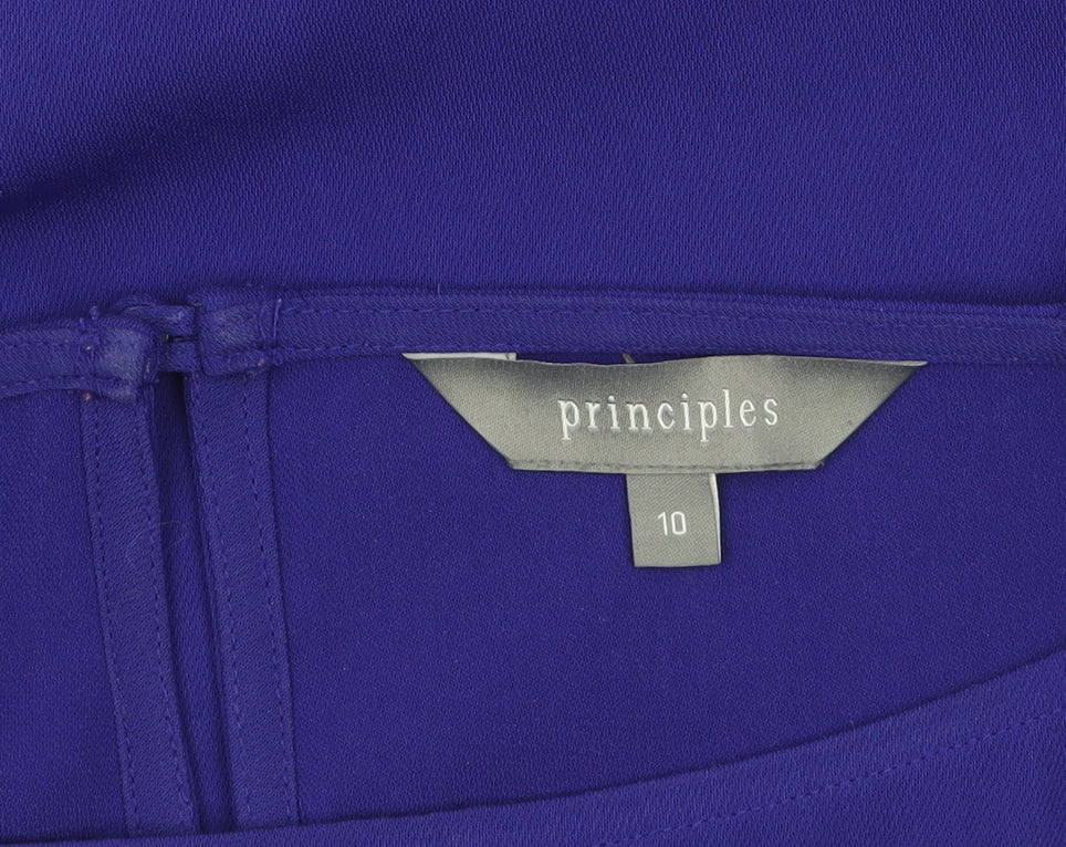 Principles Women's Purple Long Sleeve Balloon Blouse Size 10