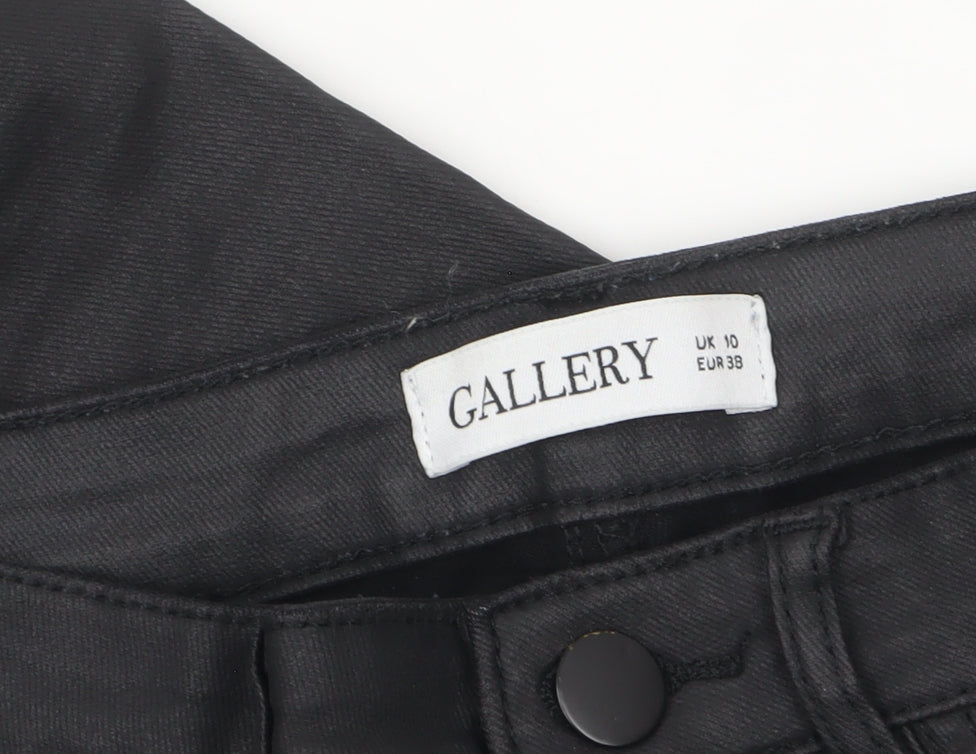 Gallery Women's Black High Rise Stretch Jeggings Size 10