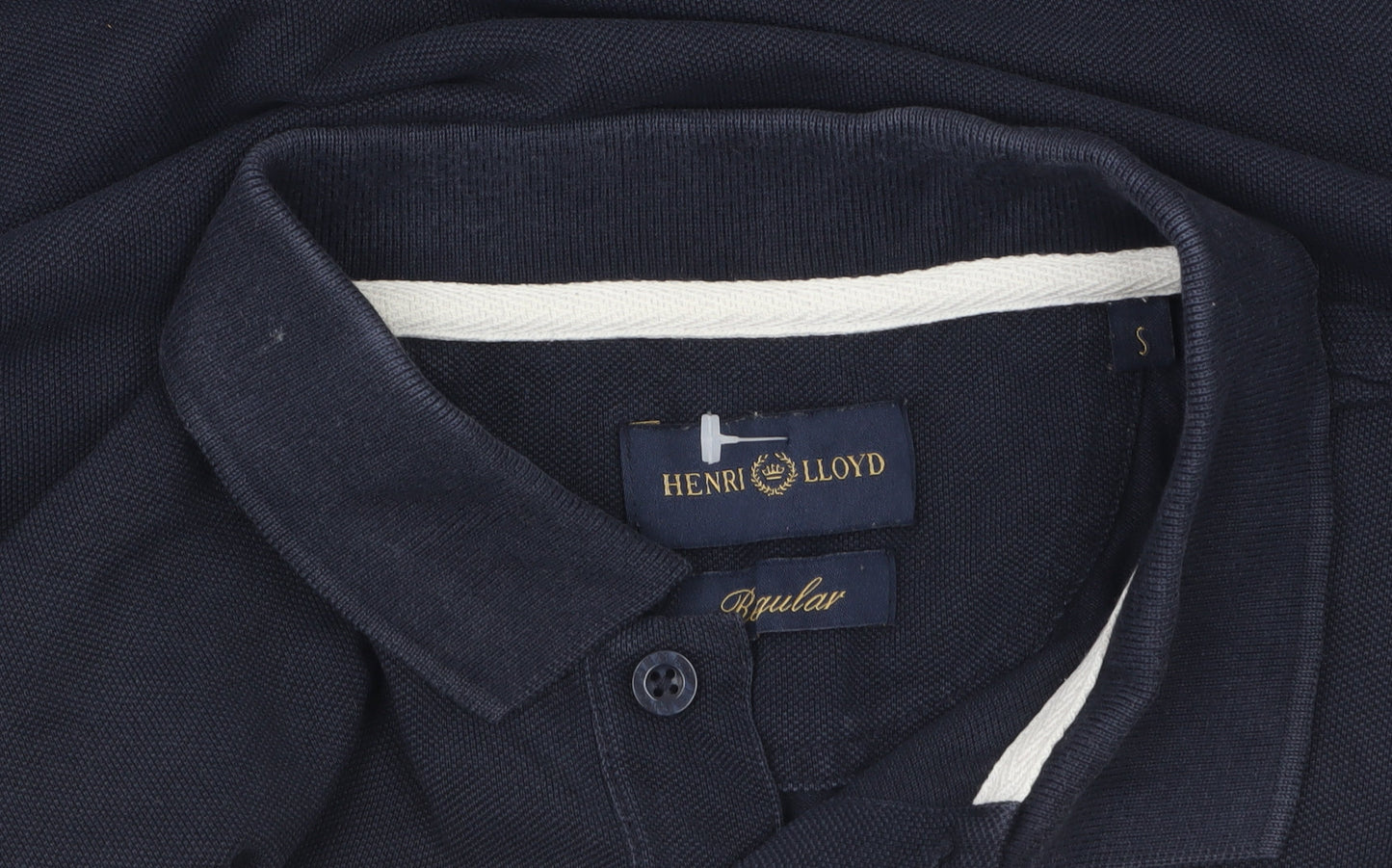 Henri Lloyd Men's Blue Regular Fit Cotton Polo Shirt Size S