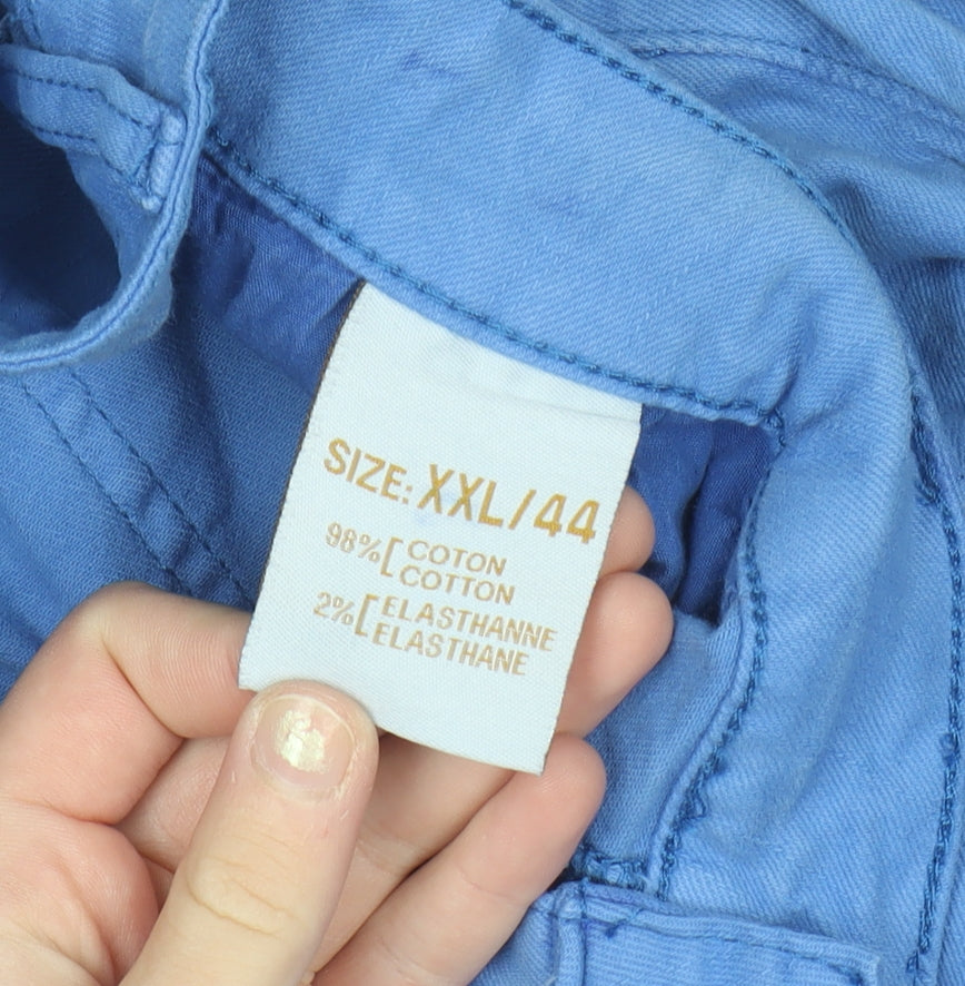 Zac & Zoe Women’s Blue Wide-Leg Stretch Cotton Jeans Size 2XL