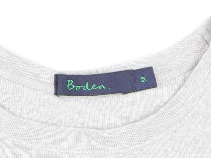 Boden Women’s Grey Cotton Short Sleeve Basic T-Shirt Size M