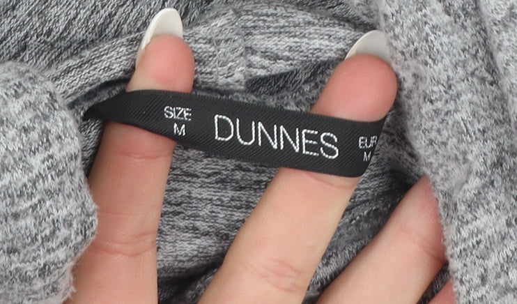 Dunnes Men’s Grey Knit Pullover Hoodie Size M