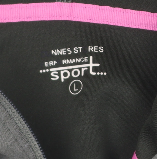 Dunnes Women Green Size 16 Hooded Full Zip Activewear Jacket