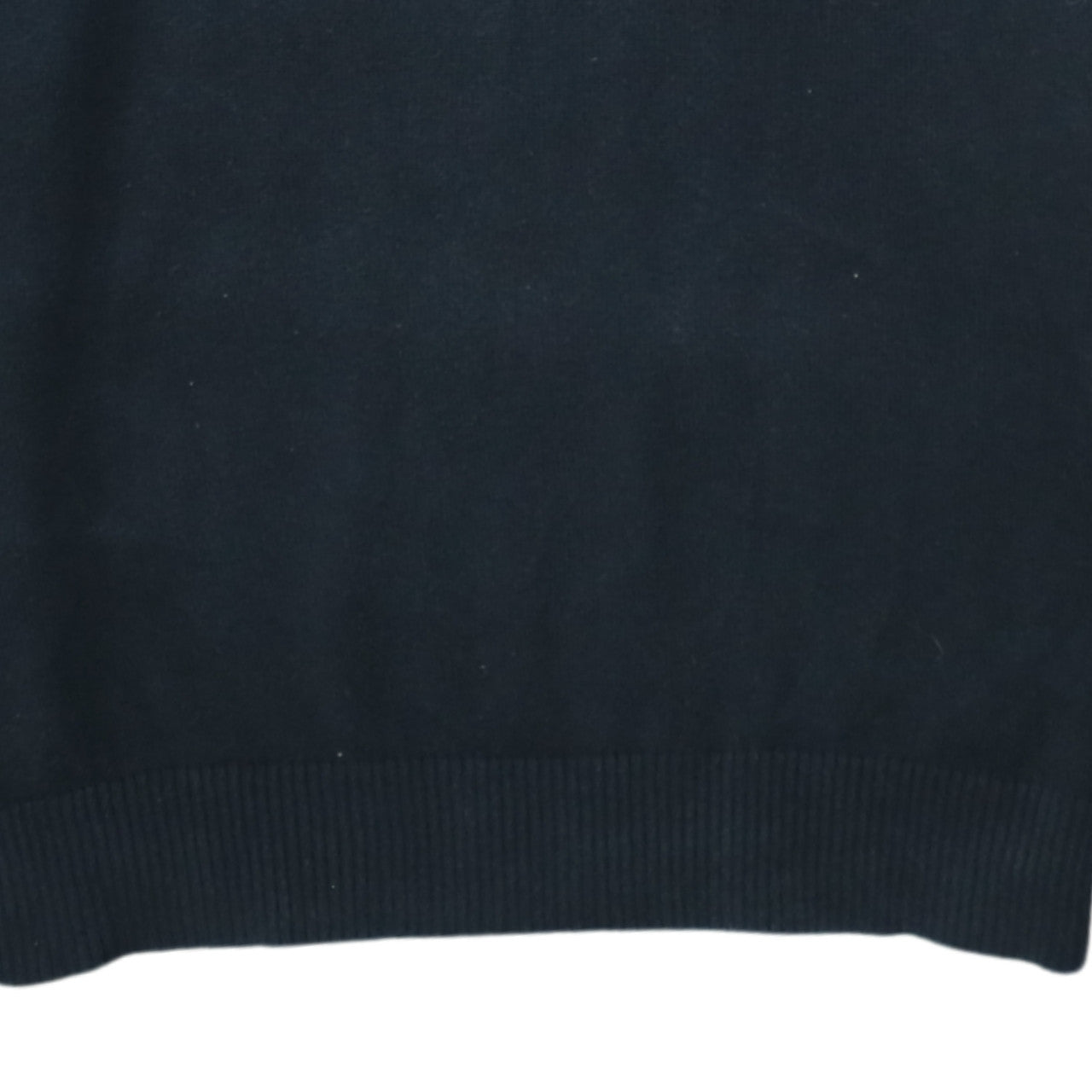 Tommy Hilfiger Men's Black M V-Neck Cotton Jumper Classic Knit
